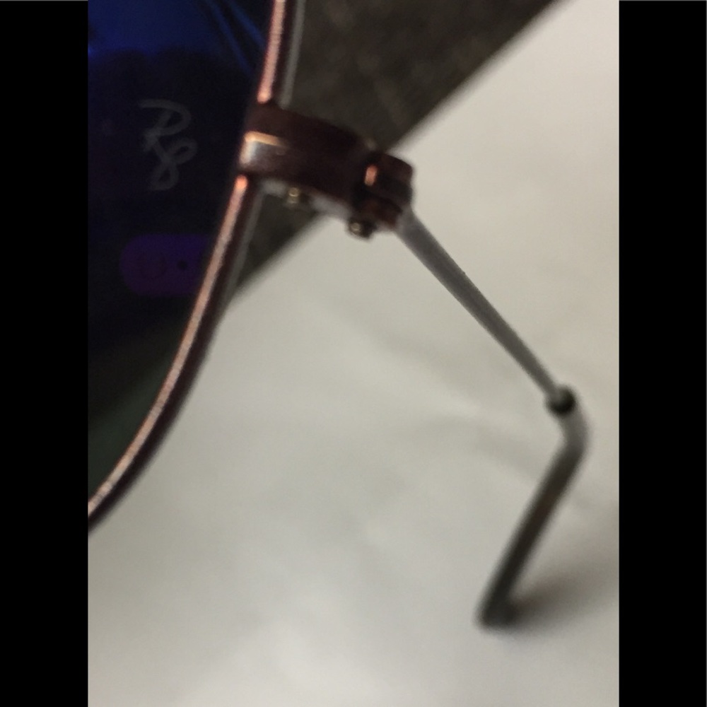 RAY-BAN 🌈 AVIATOR RAINBOW METAL MIRROR SUNGLASSES - Picture 7 of 8